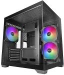 Korpus TACENS Mars Gaming MCVIEW3 computer case Mini Tower Black