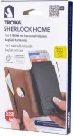 No name TROIKA 2-in-1 Wallet SHERLOCK HOME BROWN