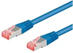 Goobay CAT 6 S/FTP CU 0,25m Blue