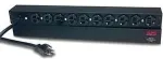 UPS Apc Basic Rack-Mount PDU Rack AC 120V 2,4 kW input NEMA 5-20 output connectors 10 NEMA 5-20 1U 19 3,65m cord Black