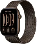 APPLE Watch Series 12 GPS+Cellular 46mm Dark Bronze Aluminium Case with Dark Bronze Milanese Loop M/L