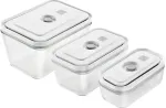 Zwilling FRESH & SAVE Rectangular Box Grey, Transparent 3 pc(s)