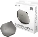 Msi DATAMAG 40GBPS 1TB external solid state drive USB Type-C USB 3.2 Gen 2x2 Silver