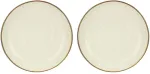 Rose&Tulipani Set of 2 Concerto Avorio Round Bowls - Ivory, 30 cm