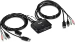 TRENDnet KVM Switch 2-Port Kit 4K DisplayPort
