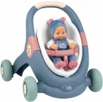 Simba-Dickie Smoby Little Smoby 3-in-1 walker + doll, skill game