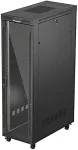 LANBERG 19" FREESTANDING RACK CABINET 42U 600X1200 BLACK GLASS DOOR LCD (FLAT PACK) V2