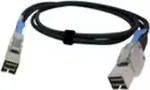 Qnap - Externes SAS-Kabel - SAS 12Gbit/s - 4x Mini SAS HD (SFF-8644) (M) bis 4x Mini SAS HD (SFF-8644) (M) - 2 m - Schwarz