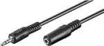 Goobay extension 3,5mm - black 2,0m