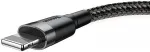Baseus CALKLF-CG1 lightning cable 2 m Grey, Black