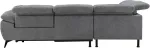 Home4you Nurgadiivan HAMID VN, elektriline recliner 279x225/106xH82cm, hall