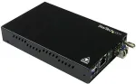 Startech .com Gigabit Ethernet Copper-to-Fiber Media Converter - SM LC 10 km - Medienkonverter - Ethernet, Fast Ethernet, Gigabit Ethernet - 100Base-LX, 1000Base-T - RJ-45 / LC-Monomode - bis zu 10 km - 1310 nm (ET91000SM10)