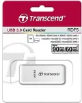 TRANSCEND Card Reader F5 USB3.0 SD/microSD Card Reader wei&szlig;