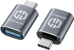 GRAUGEAR USB 3.2 Gen2 Adapter Type-A zu Type-C Stecker 2 Stk