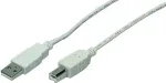 Logilink USB Kabel A -> mini B St/St 5.00m grau