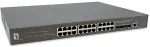 LevelOne Switch 24x GE GTP-2871 4x10GSFP+19" 400W 24xPoE+