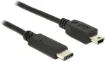 DeLOCK USB Kabel C -> Mini-B St/St 0.50m schwarz