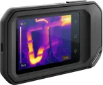 FLIR C3-X​ thermal imaging camera Black 1800 mAh Vanadium Oxide Uncooled Focal Plane Arrays sisseehitatud display 128 x 96 pixels LCD 640 x 480 pixels