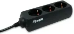 Equip Steckdosenleiste 3xSchuko->St.IEC320 C14 sw. Pla.
