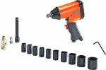 Black & Decker B&D IMPACT WRENCH 1/2"+SOCKETS UD.10pcs. ........