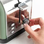Taurus Vintage Olive-Coloured Toaster, 1500 W