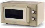 Mikrolaineahi Ariete Vintage Line 3960 Vintage Microwave oven, 800W, Capacity 20L, 3 functions, 5 cooking levels, Timer, Beige
