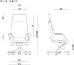 UNIQUE Apollo BL417 office chair &ndash; slategrey/black