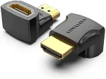 VENTION HDMI 90 Degree Male to Female Adapter Black