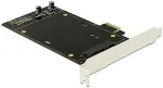 V&otilde;rgukaart DeLOCK PCI Express x1 Karte f&uuml;r 2 x SATA HDD / SSD