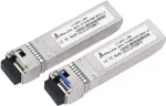 Extralink SFP+ 10G | SFP+ WDM Module | 10Gbps 1270/1330nm, single mode, 20km, LC, DOM, pair, dedicated to HP/ARUBA