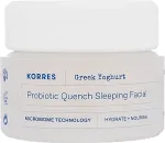 Korres Greek Yoghurt Probiotic Quench Sleeping Facial 40ml - Night Skin Cream naistele