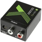 Techly IDATA SPDIF-3, Multiconnection, RCA, Black