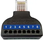 Wantec Splitter 2wIP f&uuml;r 4 Leitungen /nur f&uuml;r 5627 verwendb.