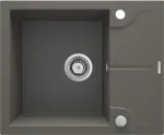 Deante 1-bowl granite sink with drainer