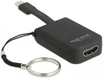 DELOCK - Externer Videoadapter - RTD2171U - USB-C - HDMI - Schwarz (63942)