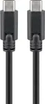 Goobay 67976 USB-C 3.1 generation 1 cable, black, 1m | Goobay | USB-C Charge Cable USB-C male | USB-C male
