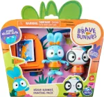Spinmaster Spin Master Brave Bunnies - Paint with Boo Rabbit and Panda, Play Figure (with 2 Action Figures and 1 Canvas as Accessories, Toys for Children from 3 Years, Basic Figure Set)