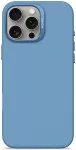 DECODED AntiMicrobial Silicone Backc. iPhone 16 Pro Max L. Blue