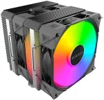 MONTECH NX600 ARGB, CPU cooler black, 120 mm
