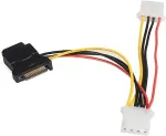StarTech.com Power Adapter F/M, 1 x SATA, 2 x LP4, Male/Female, Black, 1.82, 4.00