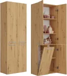 TOP E SHOP Topeshop NEL 1K DD ART KPL bathroom storage cabinet Oak