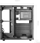 Korpus TACENS Mars Gaming MC-INFINIOLITE Midi Tower Black