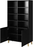 Cama MEBLE PAFOS bookcase 100x40x176.5 cm matte black