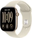 APPLE Watch Series 12 GPS 46 mm Light Gold Aluminium Case with Sand Sport Band - S/M