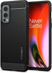 Spigen Kaitse&uuml;mbris Rugged Armor, OnePlus Nord 2 5G, must,