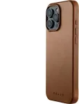 Mujjo Kaitse&uuml;mbris Apple iPhone 16 Pro Max, pruun, MagSafe, naturaalsest nahast,