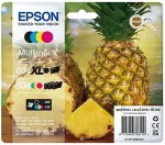 Tooner EPSON 604XL Multipack Sort Gul Cyan Magenta Bl&aelig;k C13T10H94010