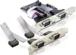 Emaplaat DELOCK seriell PCIe 4x