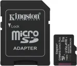 M&auml;lukaart Kingston MEMORY MICRO SDXC 1TB UHS-I/W/ADAPTER SDCS3/1TB