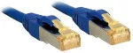 Lindy Patchkabel Cat6A S/FTP LSZH Cat7 Rohkabel blau 15m